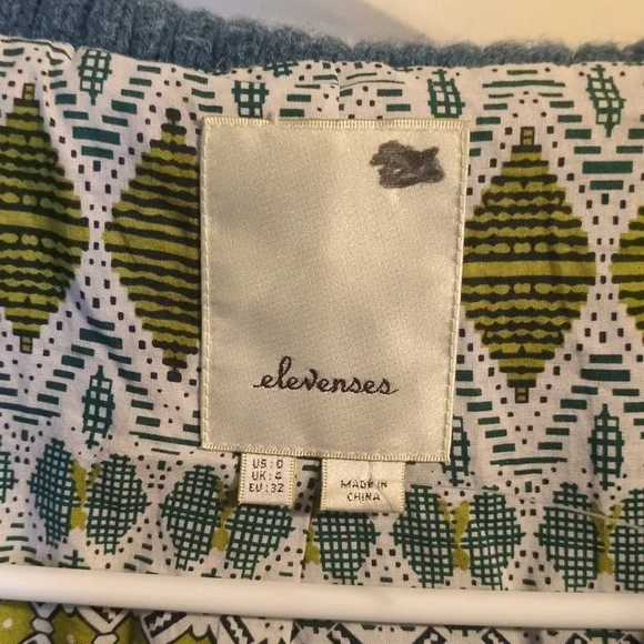 Elevenses by Anthropologie Wool Blend Jacket - Vibrant Teal Green - Picture 13 of 16